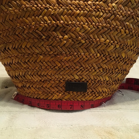 Carpisa Straw Leopard Lined Summer Bag - Picture 6 of 15